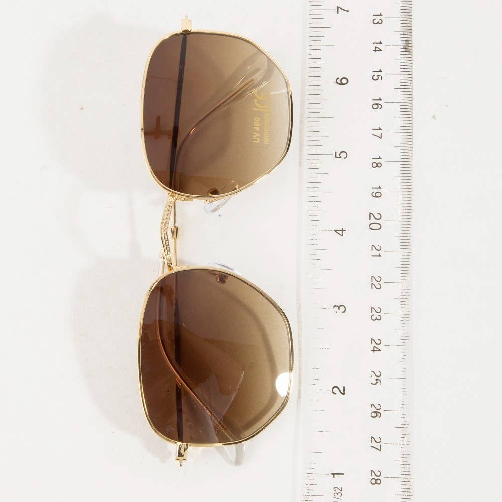 UV Protection Metal Frame Sunglasses