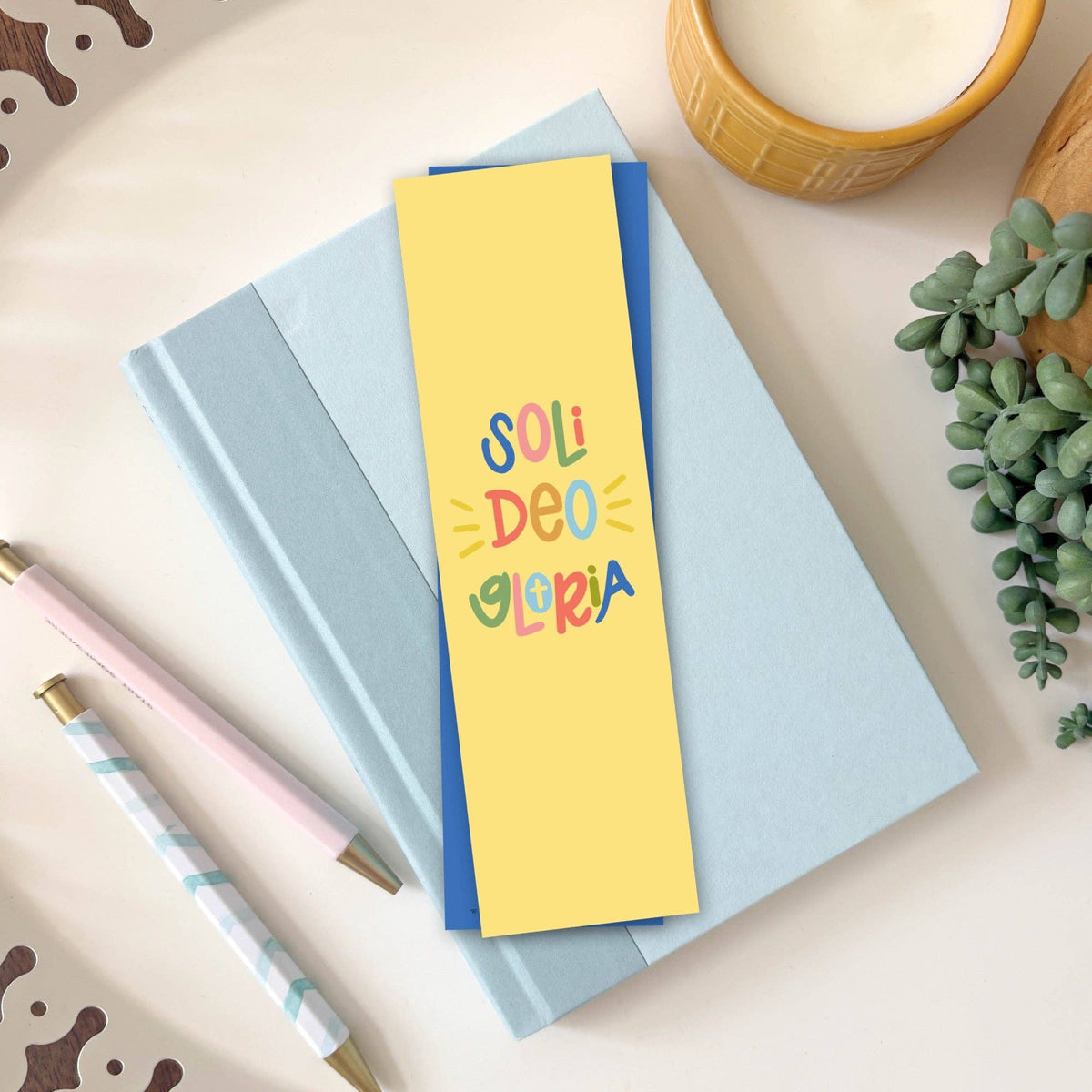 Soli Deo Gloria Bible Verse Bookmark