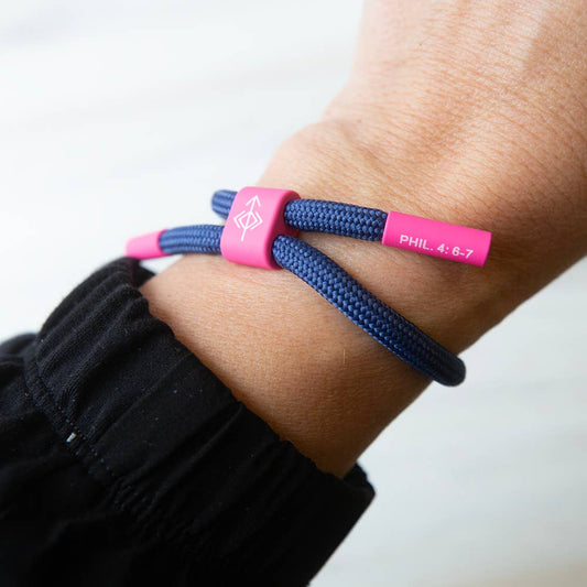 DON'T WORRY BE HAPPY Cord Bracelet