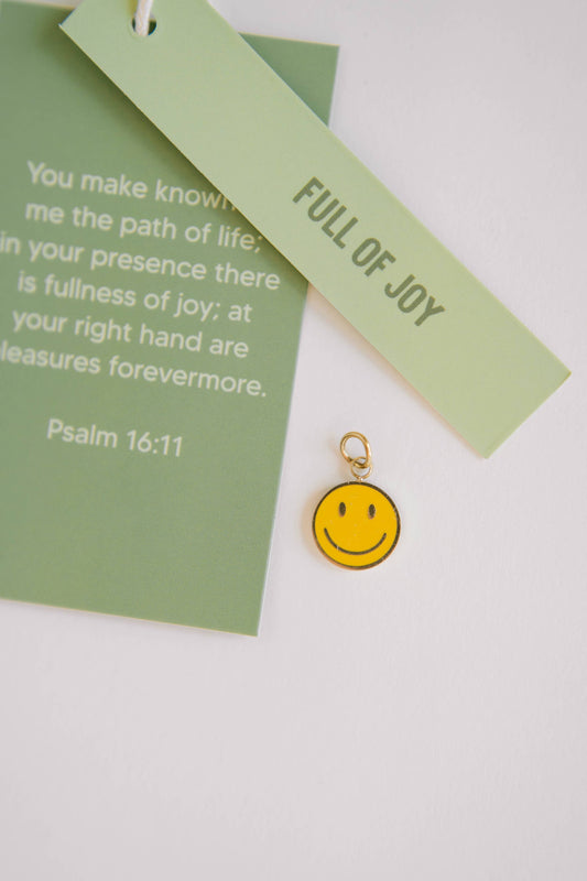 Full of Joy Smiley Charm