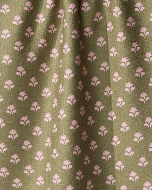 Lucky Flowers Mahjong Tea Towel