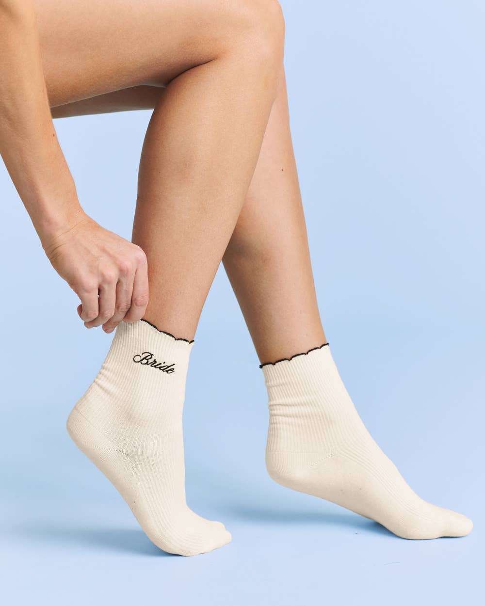 Bride Ruffle Socks