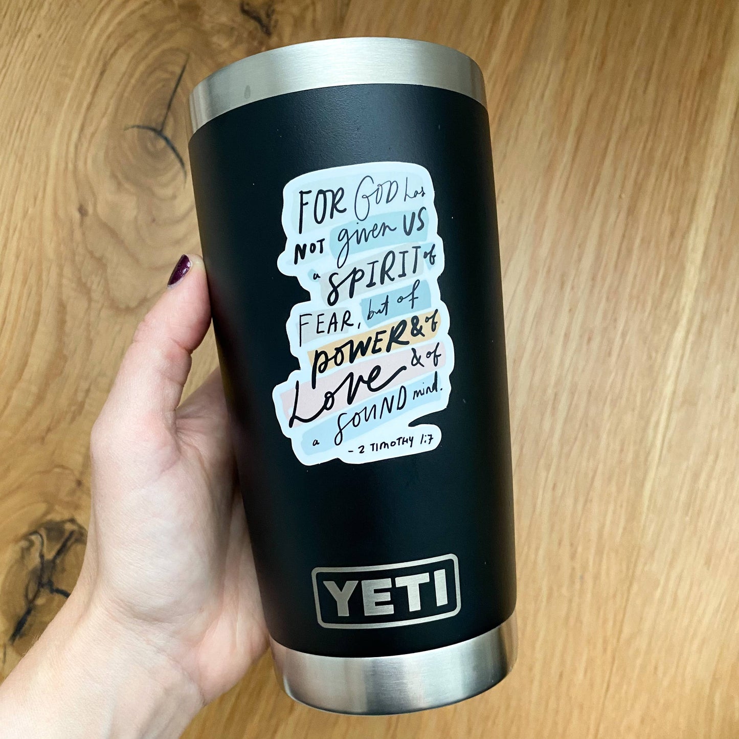 2 Timothy 1:7 Sticker