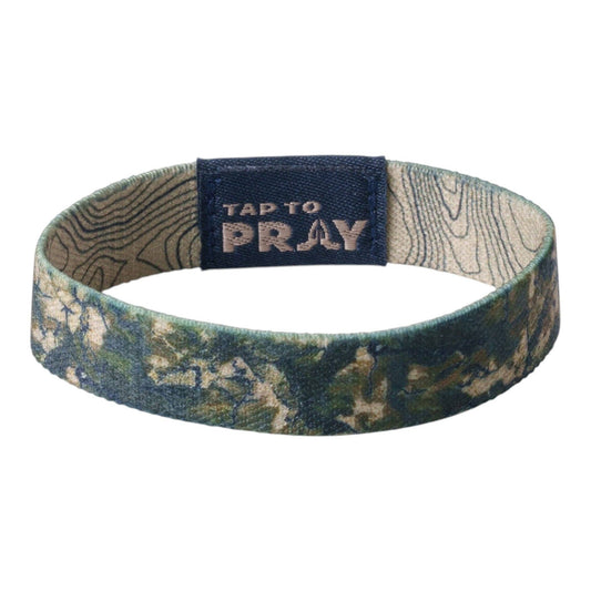 Tap To Pray® Wristband – Valor Camo