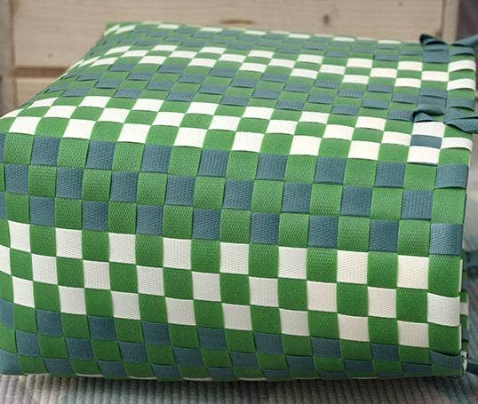 Vacation Lattice Picnic Basket Tote Bag
