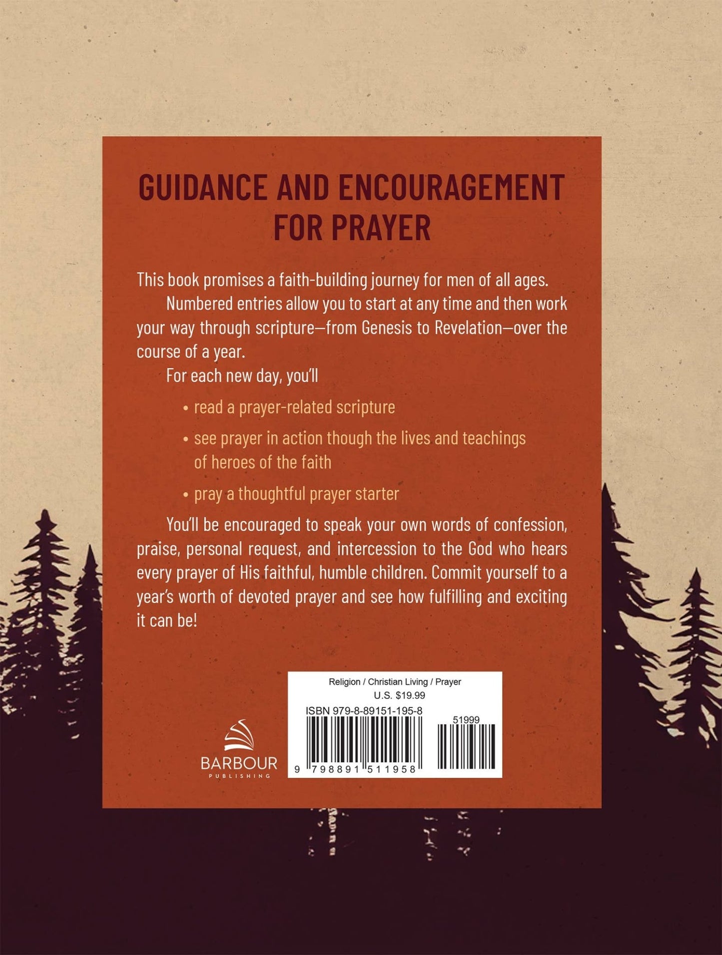 365 Encouraging Prayers for Men - Purpose + Passion Boutique