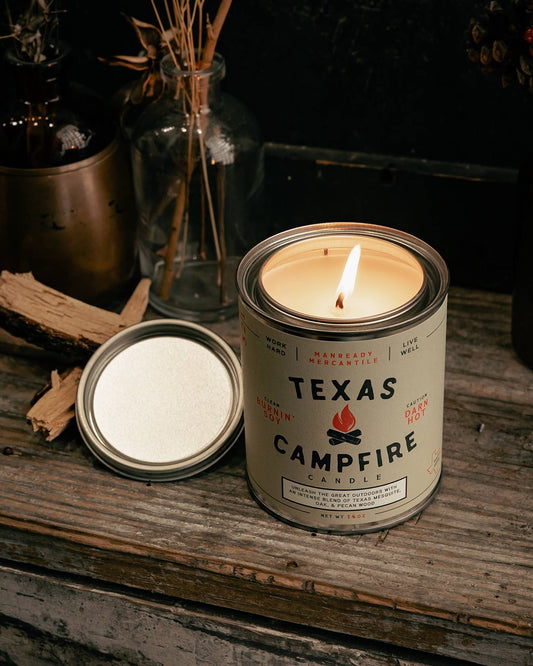Texas Campfire Candle