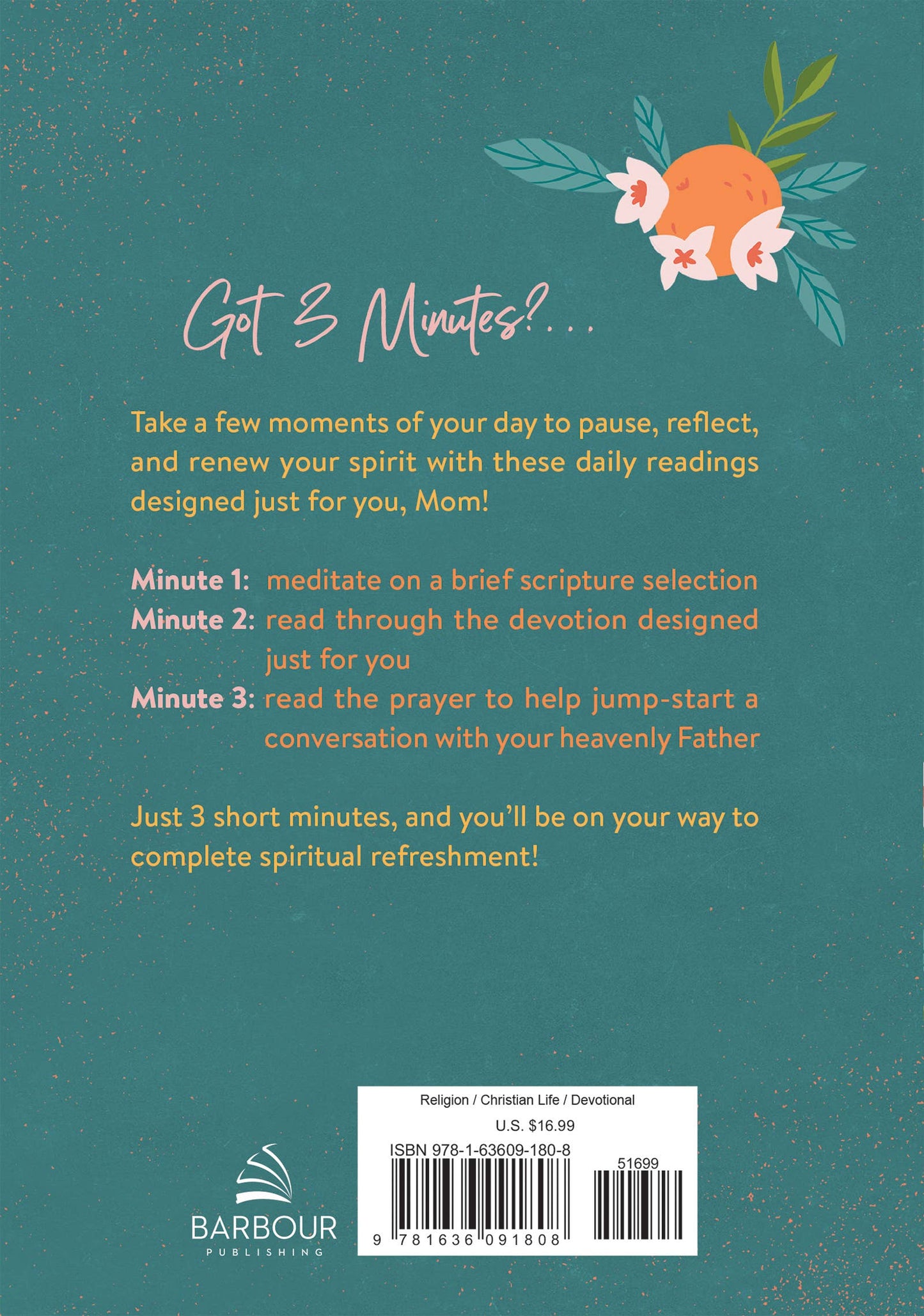 3-Minute Daily Devotions for Moms