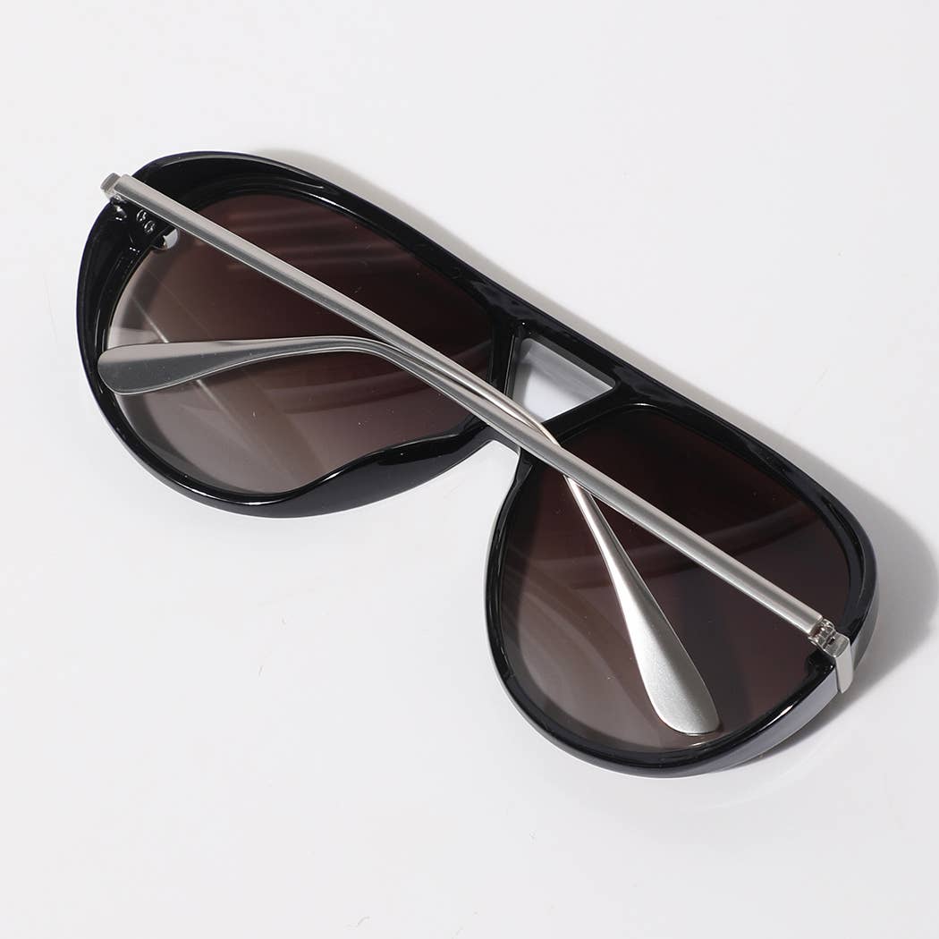Tinted Lenses Retro Aviator Sunglasses