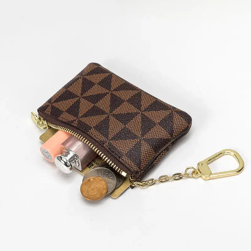 Coin Purse Keychain with Zipper