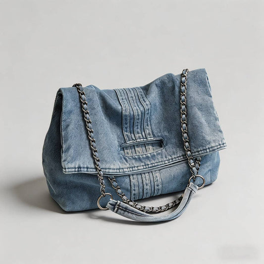 Denim Blue Tote Bag