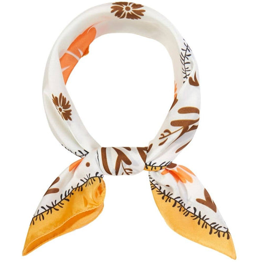 Daisy Border Silky Bandana