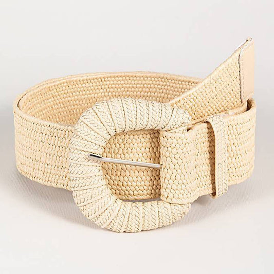 Elastic Braided Buckle Belt