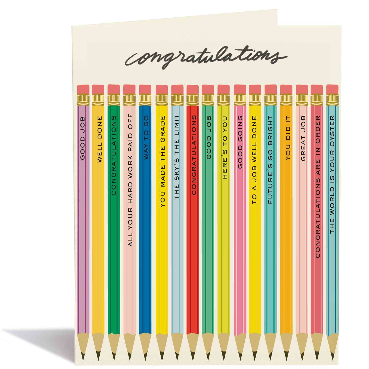 Colorful Pencils Congratulations Graduate Card