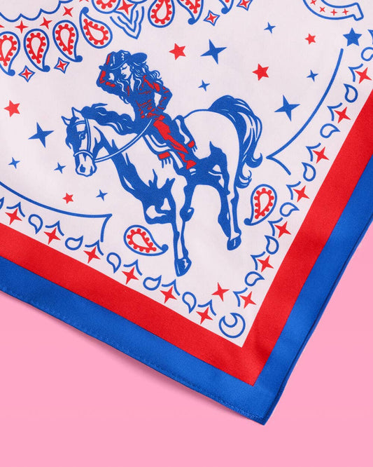 Americana Cowgirl Bandana (27 in.)