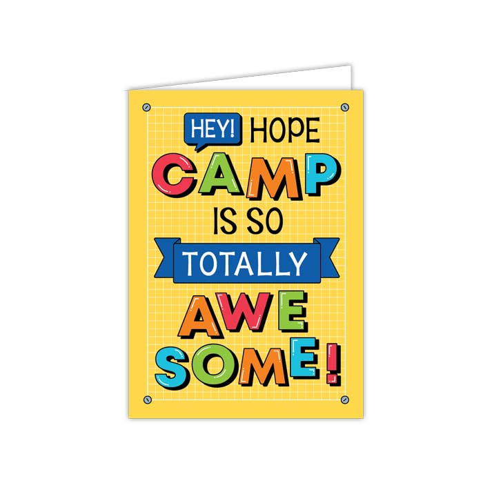 Hey Hope Camp is Totally Awesome Camp Card