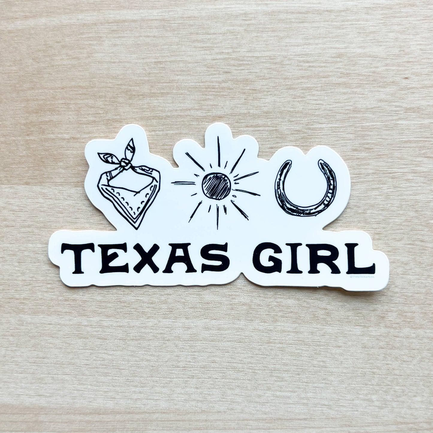 "Texas Girl" Sticker