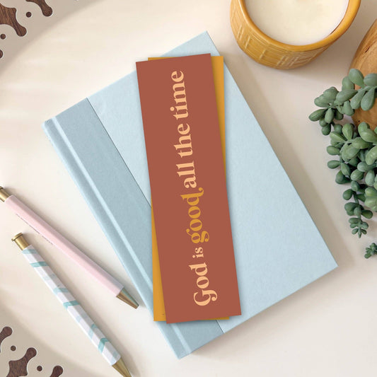 God Is Good All the Time Bible Verse Bookmark