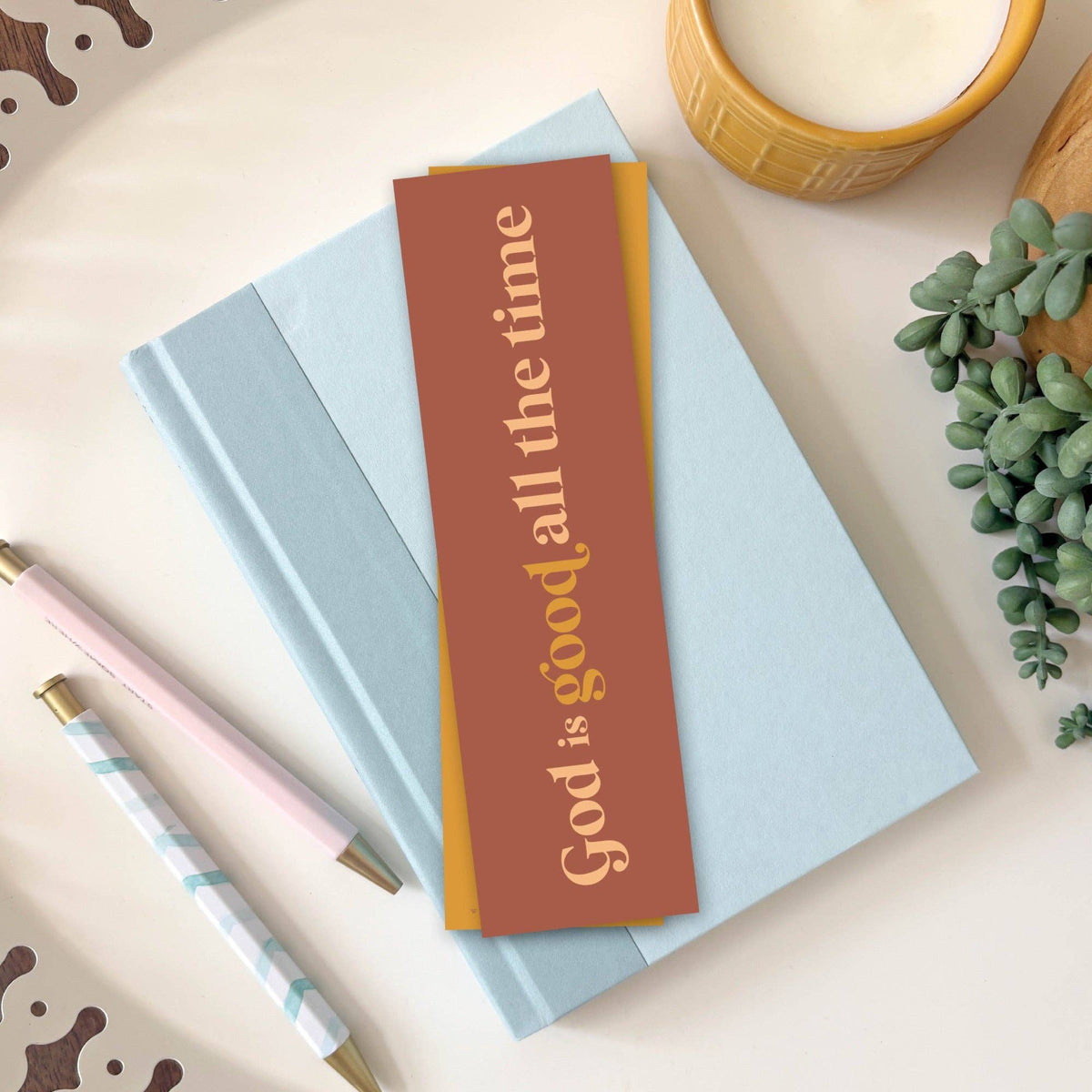 God Is Good All the Time Bible Verse Bookmark