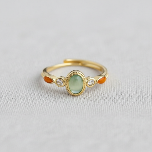 French Vintage Zircon Ring