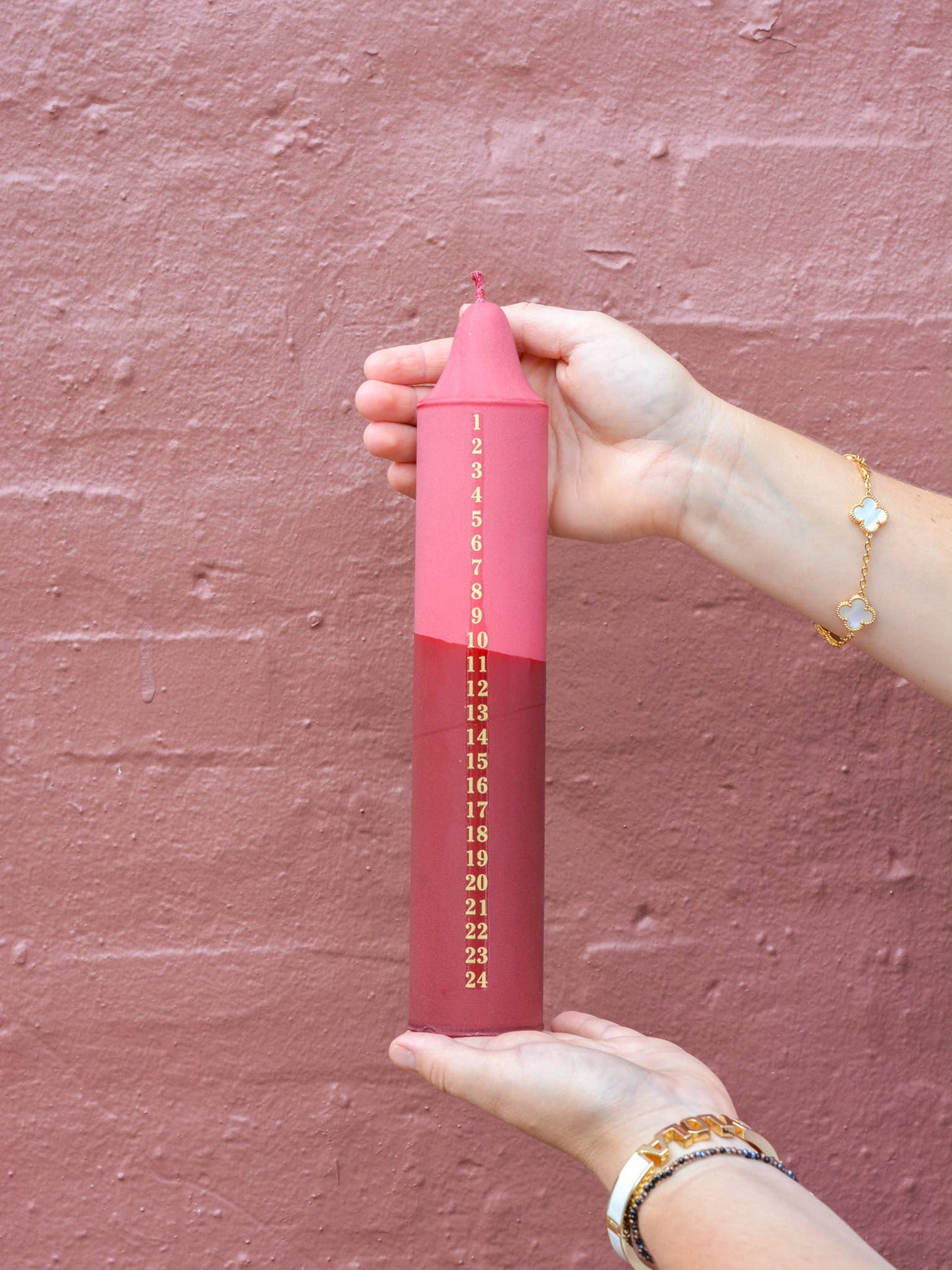 Advent Candle Christmas Calendar (Beiges & Reds)