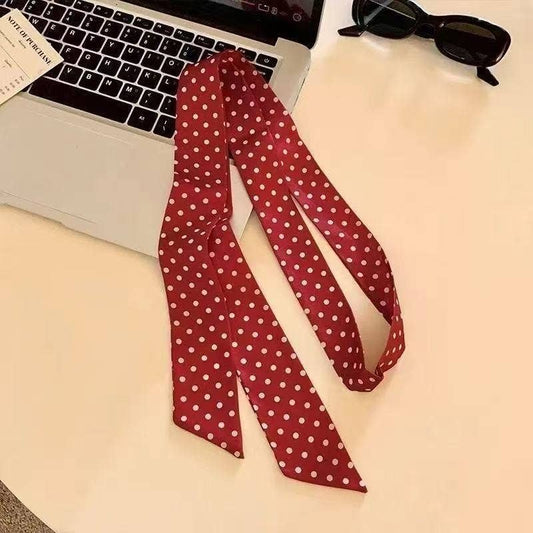 Silky Polka Dot Scarf