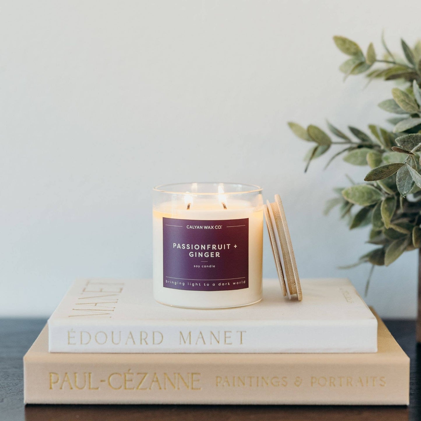 Passionfruit + Ginger Glass Tumbler Soy Candle