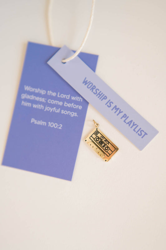 Worship Is My Playlist Charm
