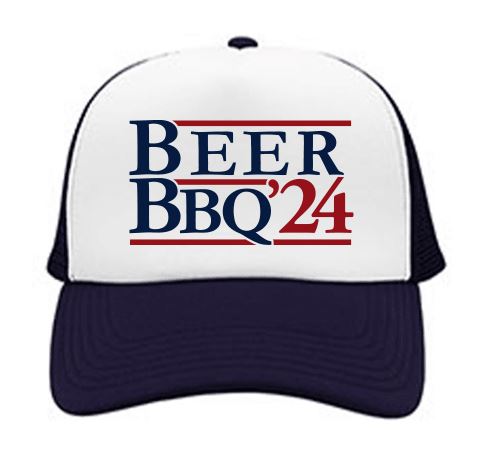 BEER BBQ '24 Foam Trucker Hat