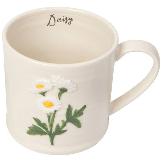 Daisy Embossed Mug (16oz)