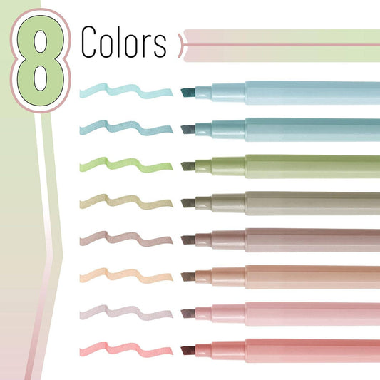 Aesthetic Highlighters, 8 Pack - Purpose + Passion Boutique