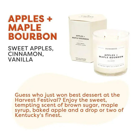 Apples + Maple Bourbon Candle - Purpose + Passion Boutique