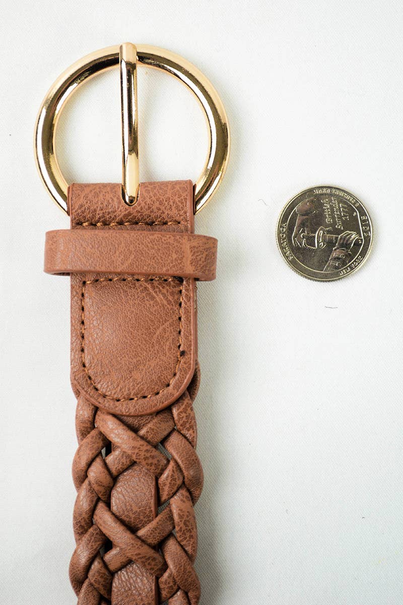 Double Braided Belt with Buckle