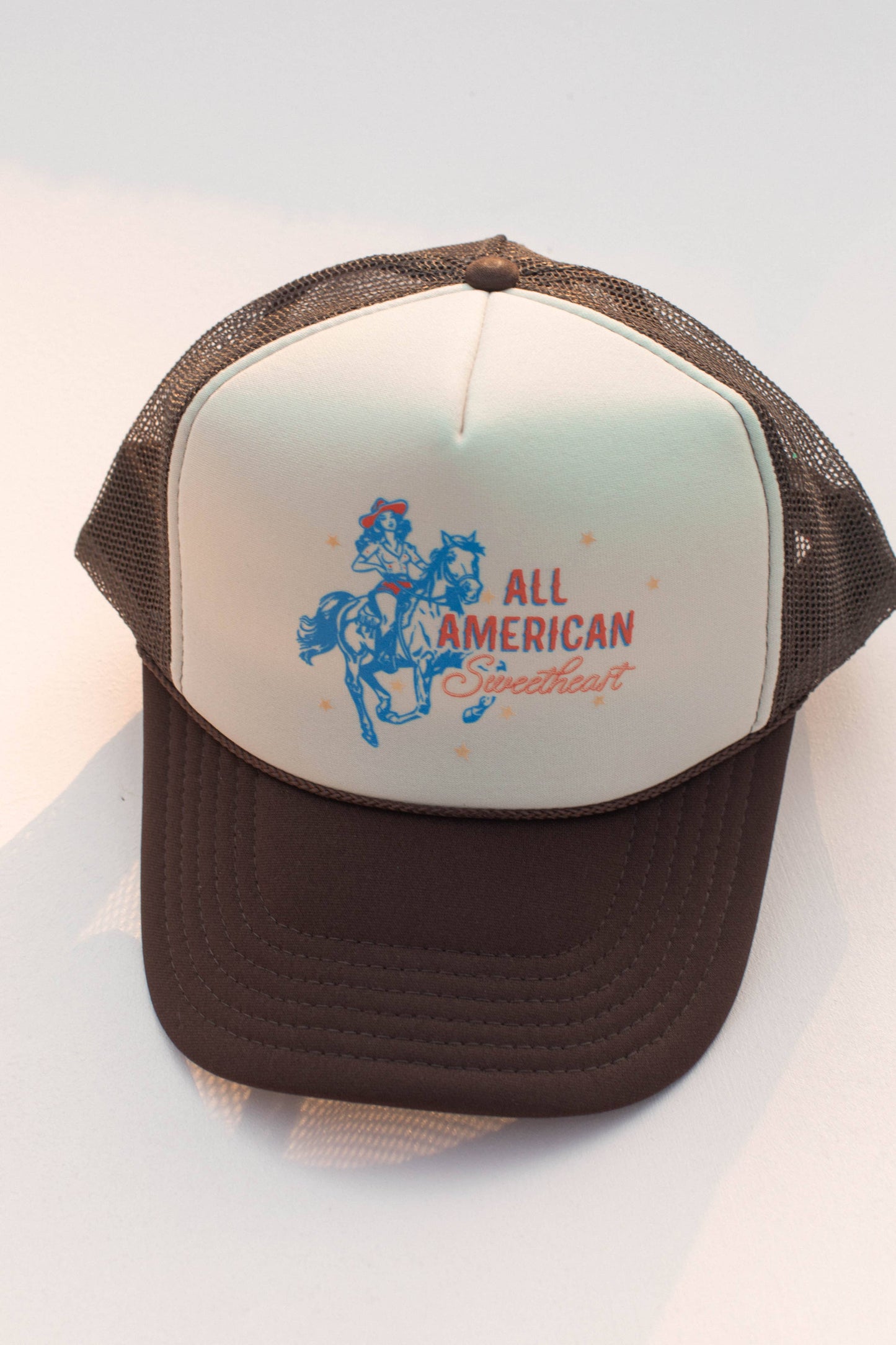 American Sweetheart Western Trucker Hat Cap