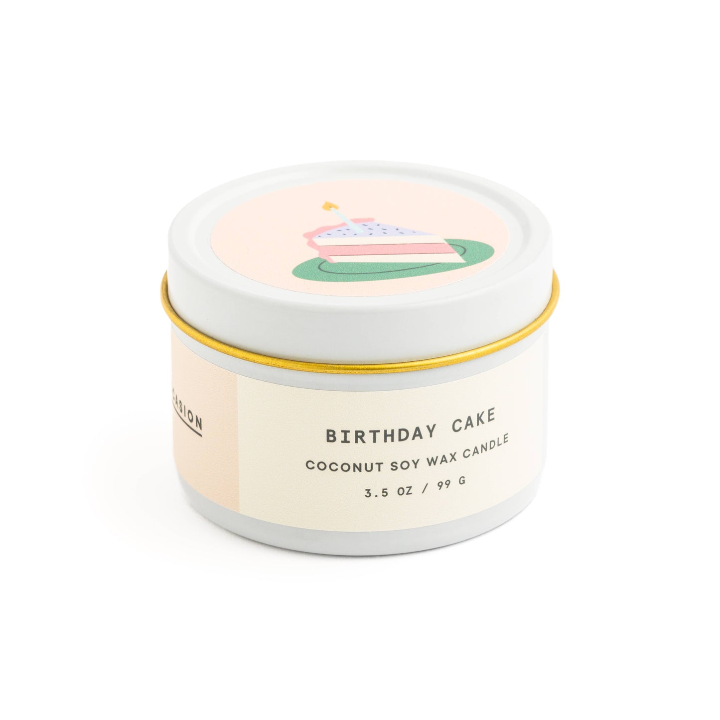 Birthday Cake Scented Candle + Matches Set