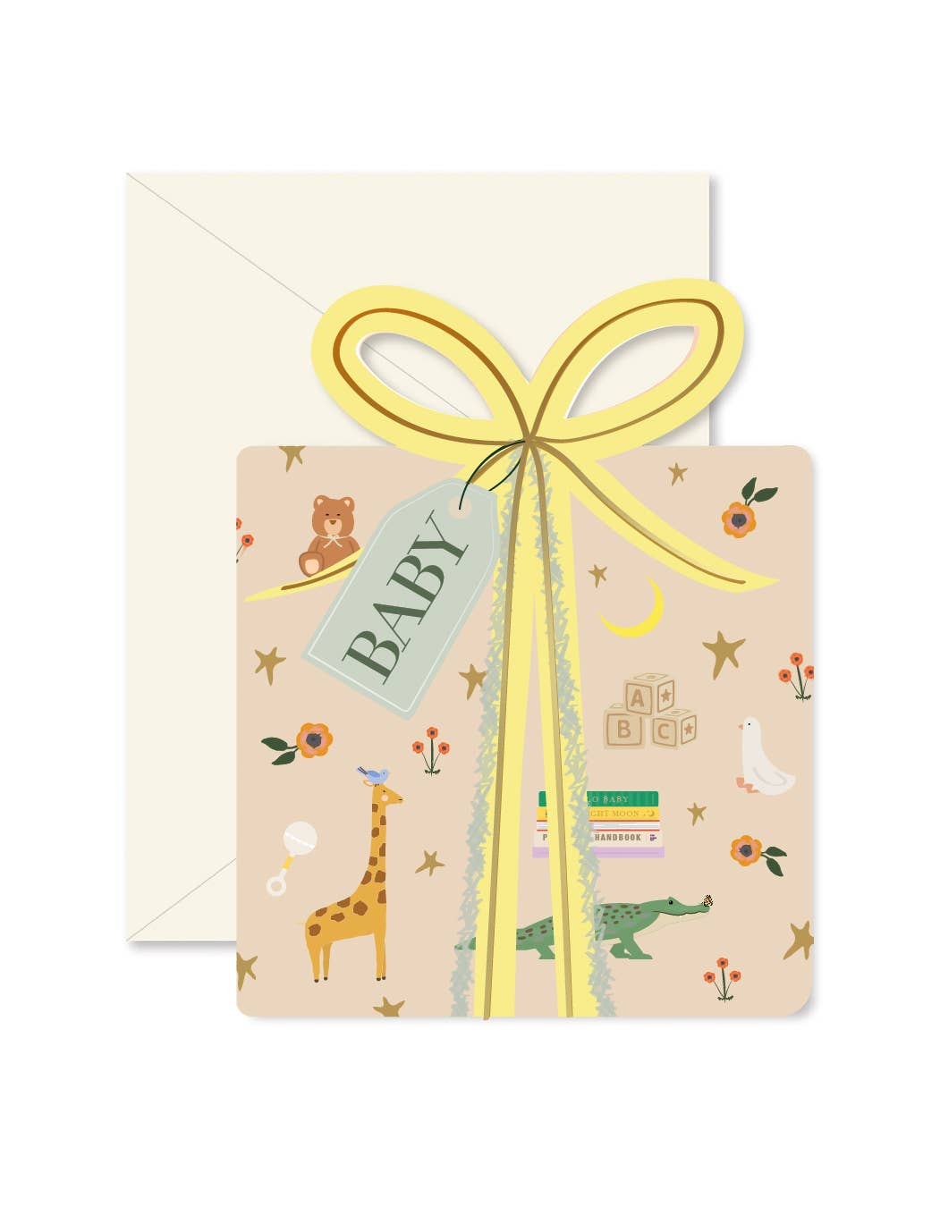 Baby Gift Die - Cut Greeting Card - Purpose + Passion Boutique
