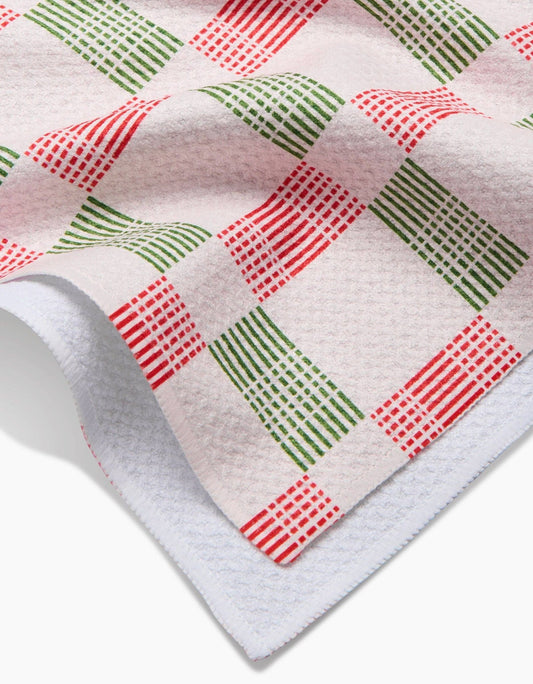 Be Merry Plaid Tea Towel - Purpose + Passion Boutique