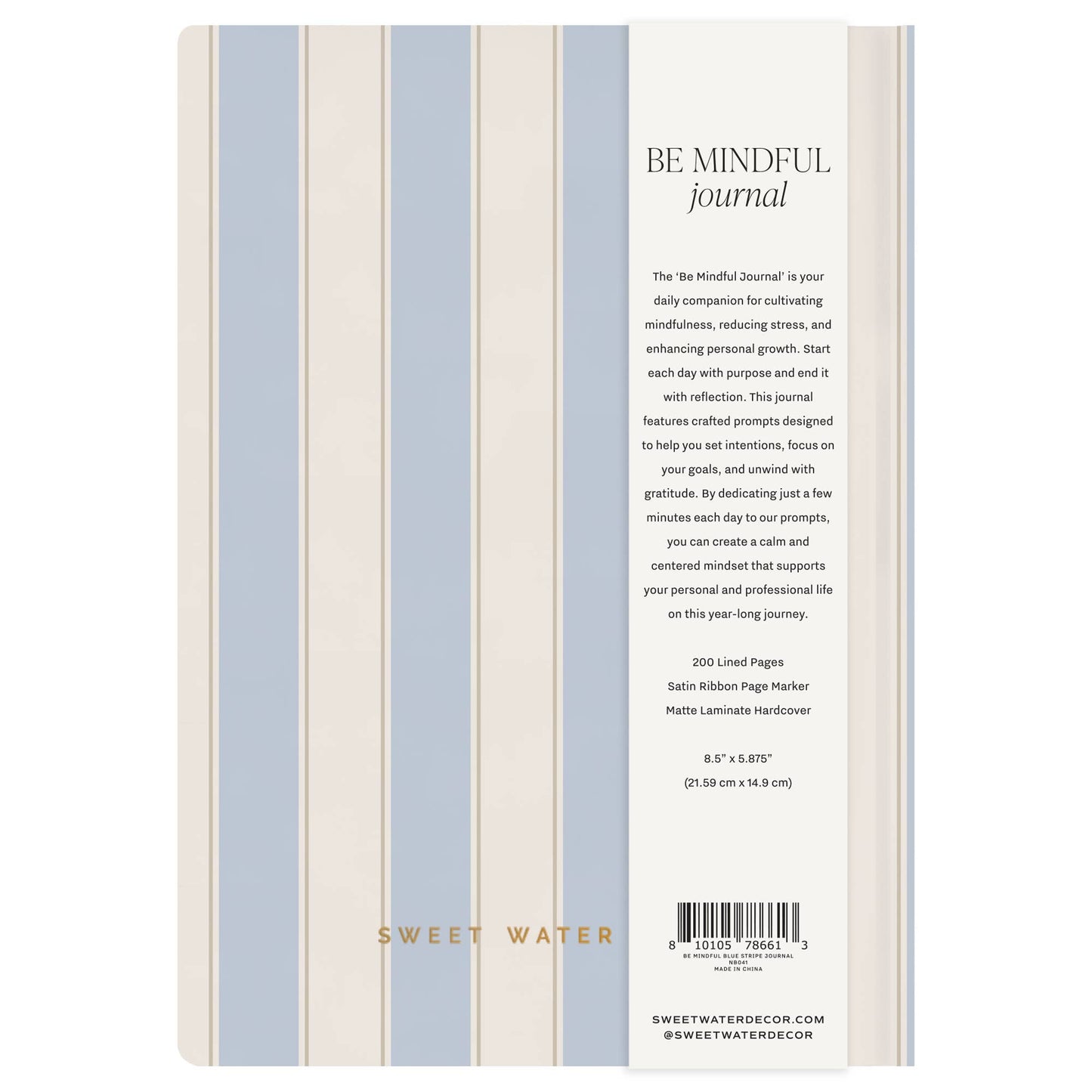 Be Mindful Prompted Journal - Purpose + Passion Boutique