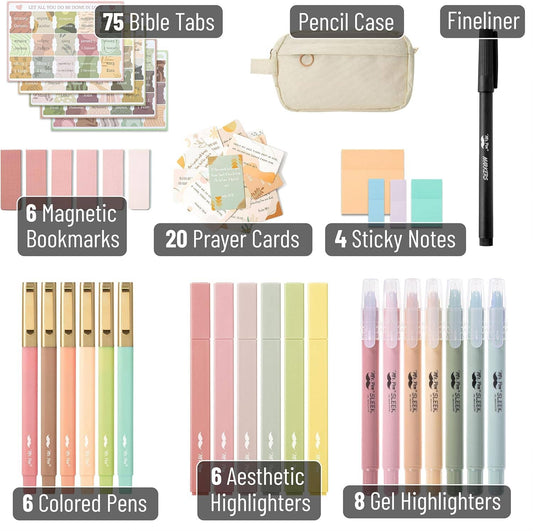 Bible Journaling Kit with 20 Prayer Cards - Purpose + Passion Boutique