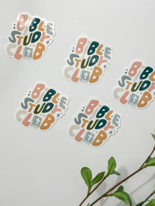 Bible Study Club Sticker - Purpose + Passion Boutique