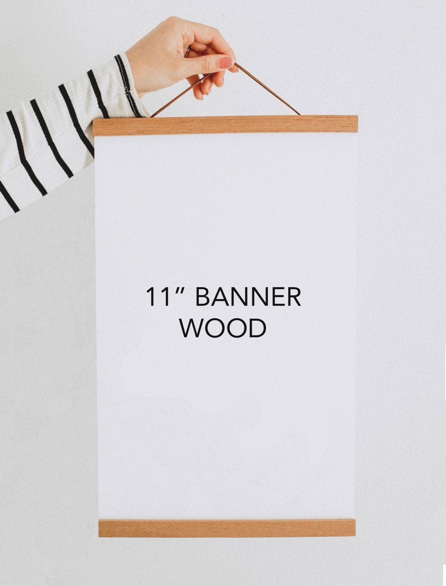 Blessed is she... Poster with Hanging Wood (11x17) - Purpose + Passion Boutique