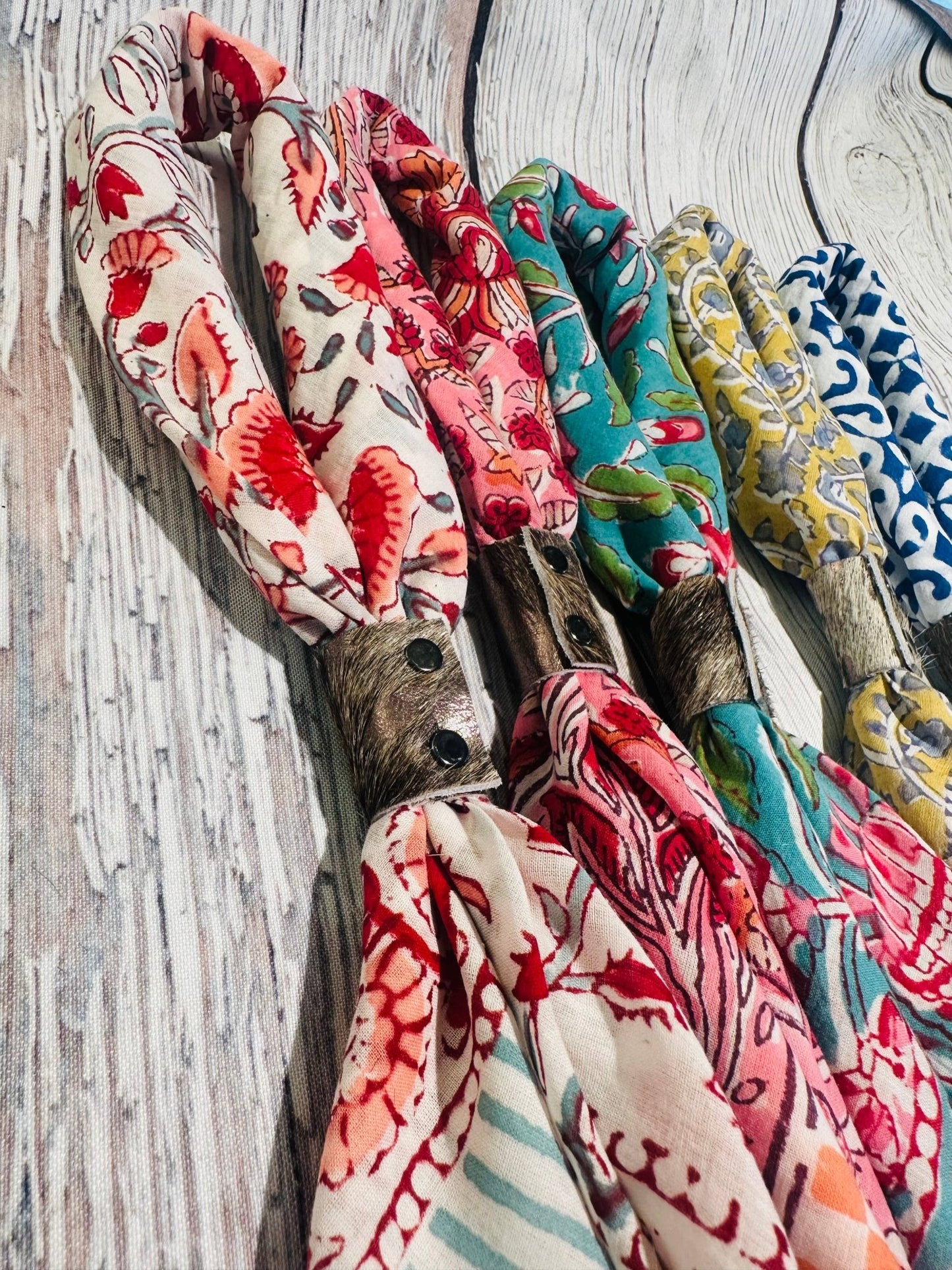 Bright Boho Bandana w/Slide - Purpose + Passion Boutique