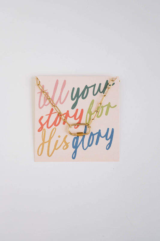 Storyteller Necklace Necklace