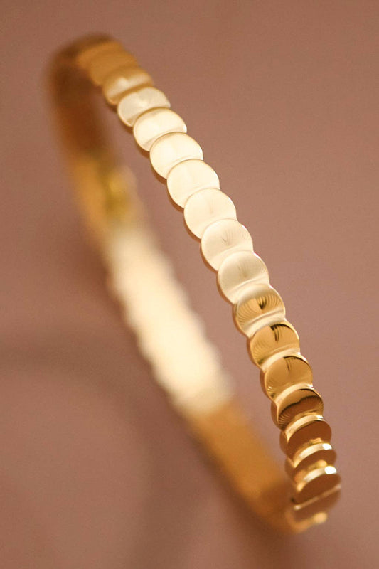 18K Gold Plated Waterproof Stainless Steel Bangle
