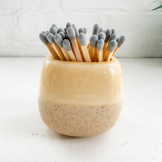 Ceramic Match Holder with Matches - Purpose + Passion Boutique