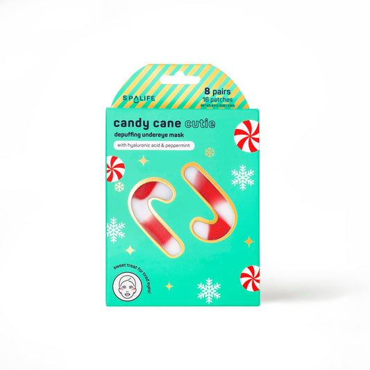Christmas Holiday Candy Cane Cutie Depuffing Undereye Masks - Purpose + Passion Boutique