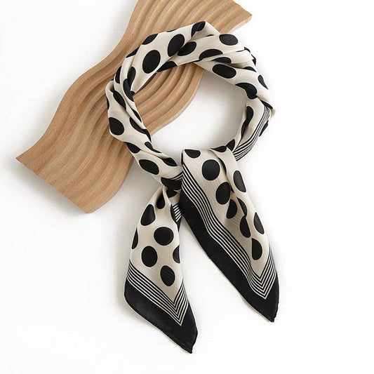 Classic Polka Dot Square Scarf - Purpose + Passion Boutique