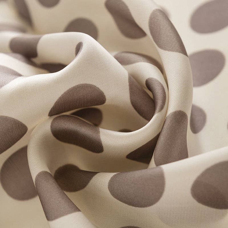 Classic Polka Dot Square Scarf - Purpose + Passion Boutique