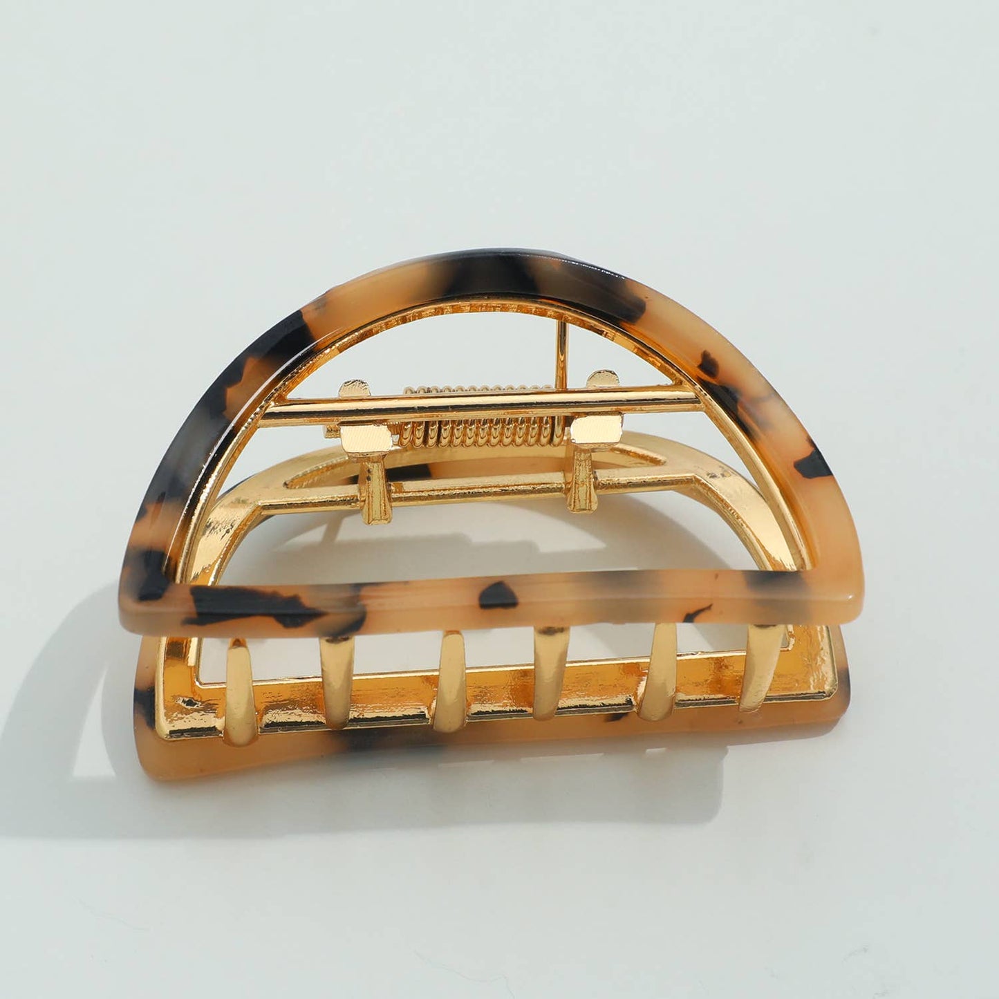 Classic Small Half Moon Metal Claw Clip - Purpose + Passion Boutique