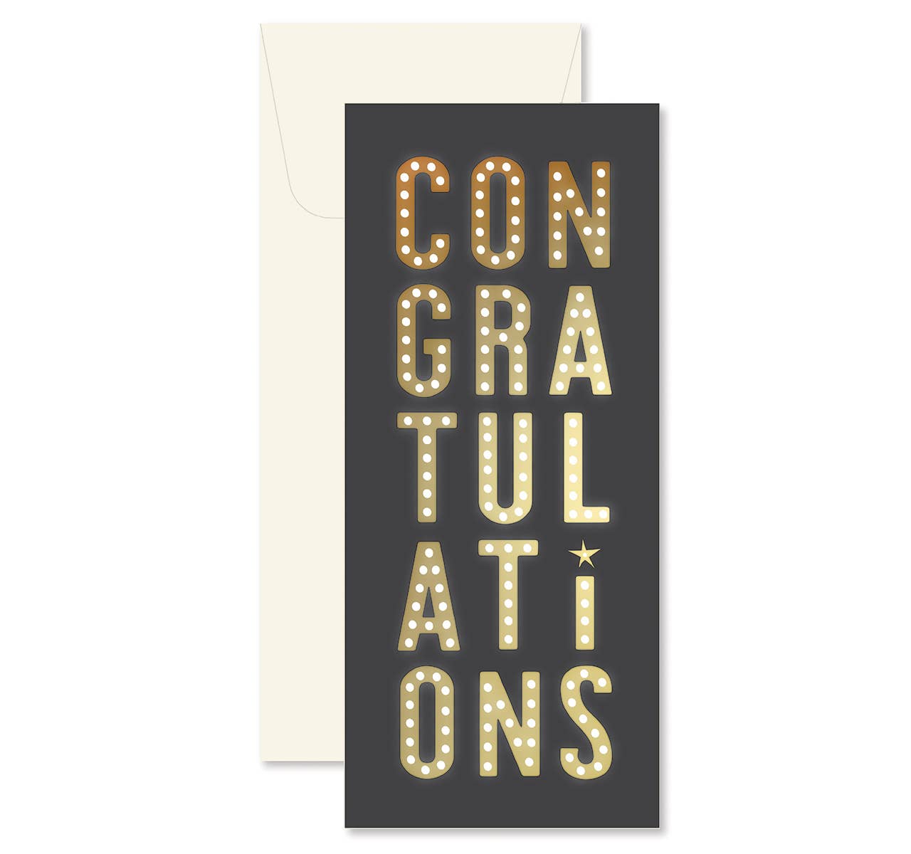 Congrats Marquee Greeting Card - Purpose + Passion Boutique